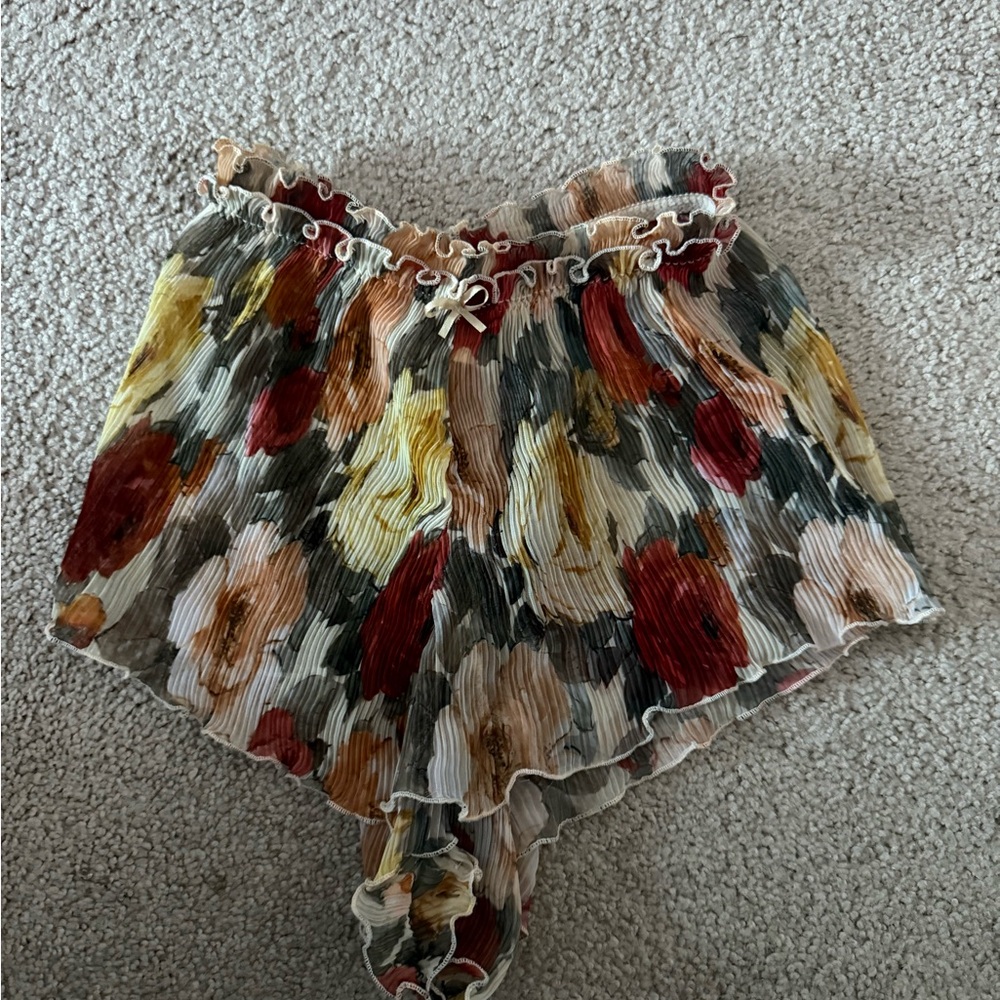 Victoria's Secret Multicolor Floral High Waist Shorts